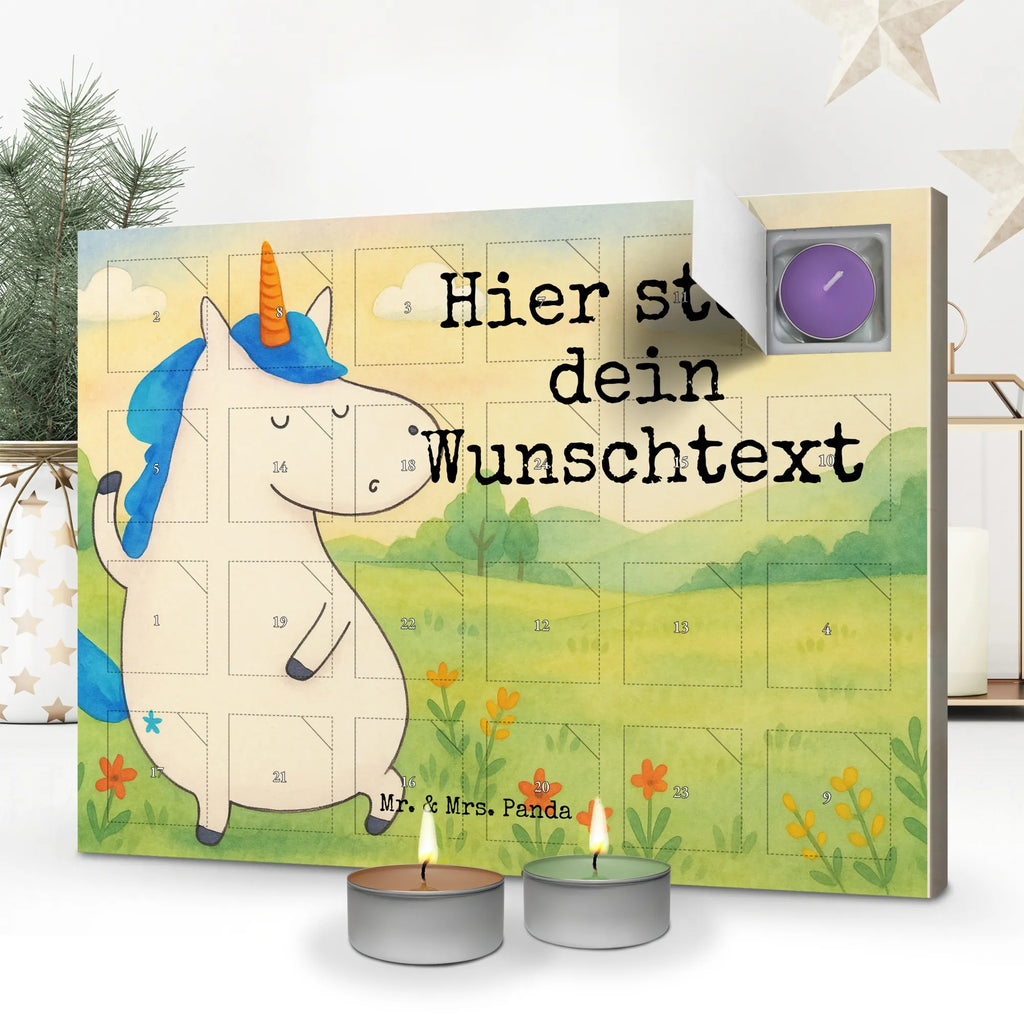 Personalisierter Duftkerzen Adventskalender Einhorn Mann Design Personalisierter Duftkerzen Adventskalender, Unicorn, Einhorn, Einhörner, Einhorn Deko, BFF, Mann, Hübsch, Freundin, Familie, Bester Freund, Party, Beste, Cool