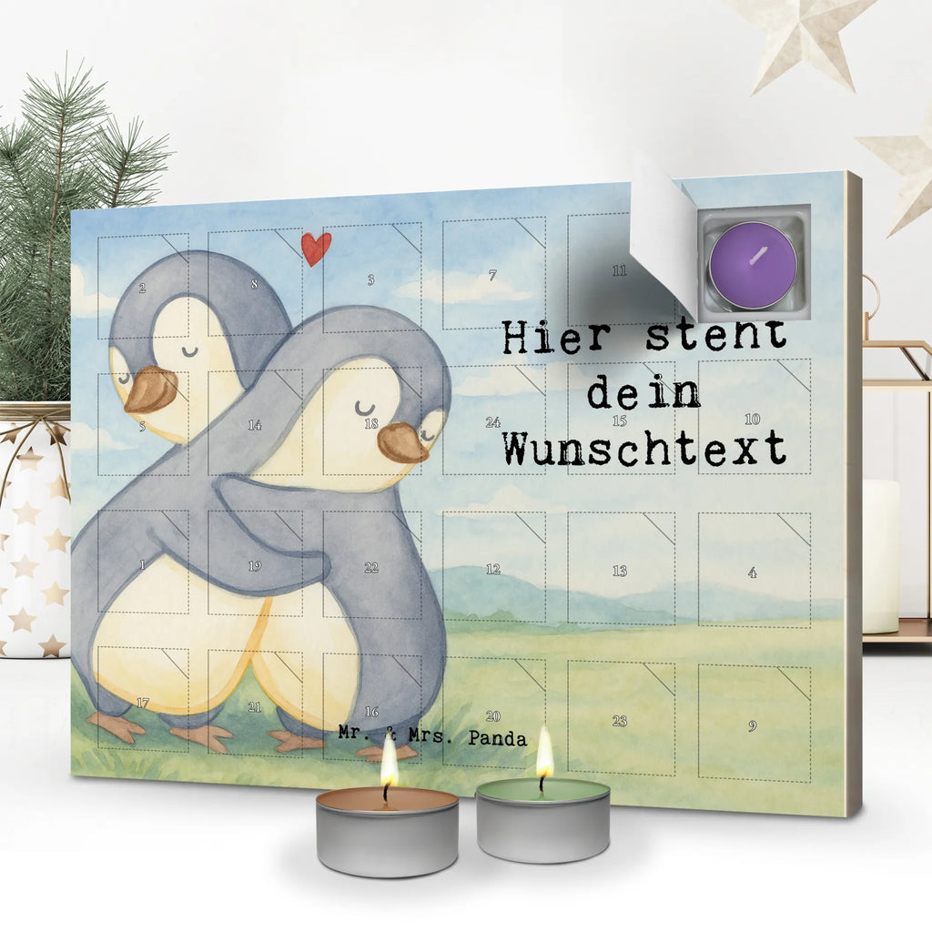 Personalisierter Duftkerzen Adventskalender Pinguin Beste Cousine der Welt Design Personalisierter Duftkerzen Adventskalender, Geschenkidee, Geschenk, Schenken, Mitbringsel, Geburtstag, Geburtstagsgeschenk, für, Danke, Dankeschön, Bedanken, Freude machen, Geschenktipp, Tochter von Onkel, Kousine, Tochter von Tante, Verwandtschaft, Cousine, Familie, Cousin, Cousinchen, Kusine