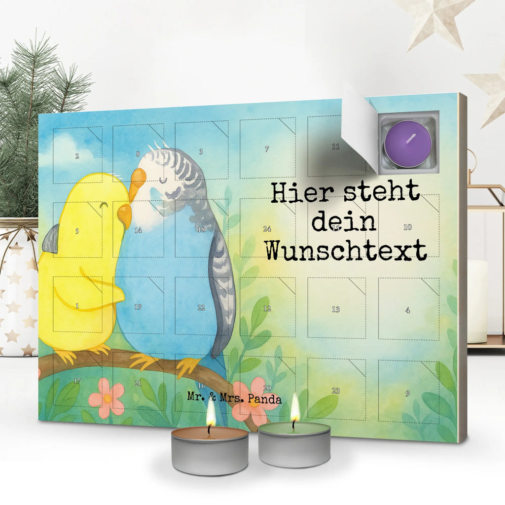 Personalisierter Duftkerzen Adventskalender Wellensittich Liebe Design Personalisierter Duftkerzen Adventskalender, Freundin, Freund, Liebe, Liebesgeschenk, Jahrestag, Verlobung, Partner, Ehemann, Ehefrau, Heiraten, Heiratsantrag, Hocheitstag, Kuscheln, Vertrauen, Nähe, Wellensittich, Vögel