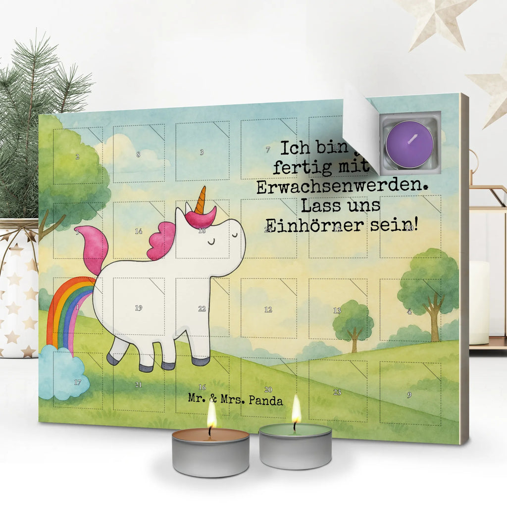 Scented candle advent calendar unicorn fart Design unicorn, unicorns, girlfriend gift, rainbow, fun, funny, Unicorn, fart, present, unicorn fart, glitter, uniorn saying