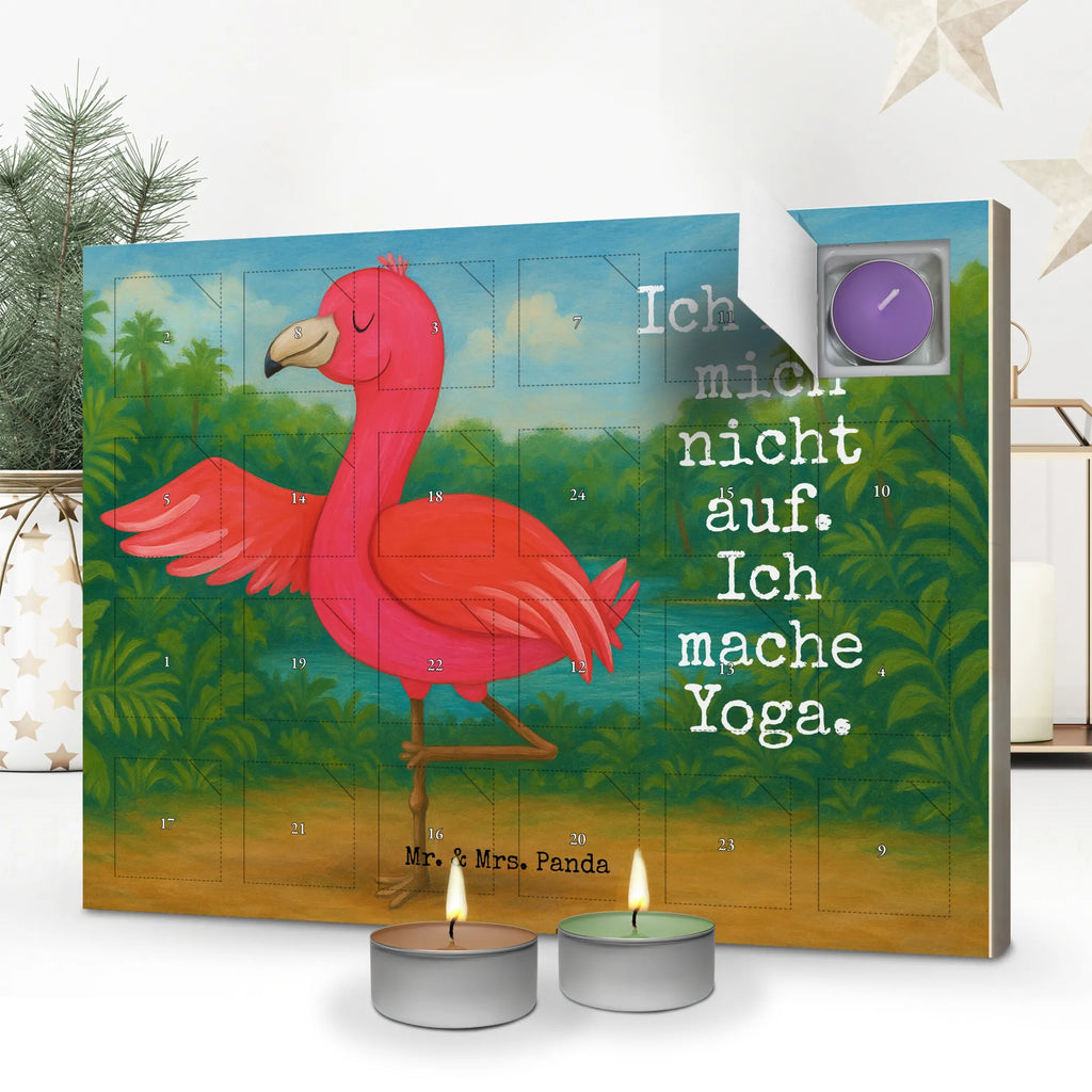 Scented candle advent calendar flamingo yoga Design Flamingo, pink, pink bird, bird of paradise, red, flamingo decoration, gift pink, gifts, gift idea, children, adults, girls, flamingo fans, summer, vacation, sea, unusual gifts in pink, pink gifts, girls gifts, small gifts, Caribbean feeling, funny sayings, yoga exercise, yoga, relaxation, mindfulness, deep relaxation, namaste, agitation, anger, bird