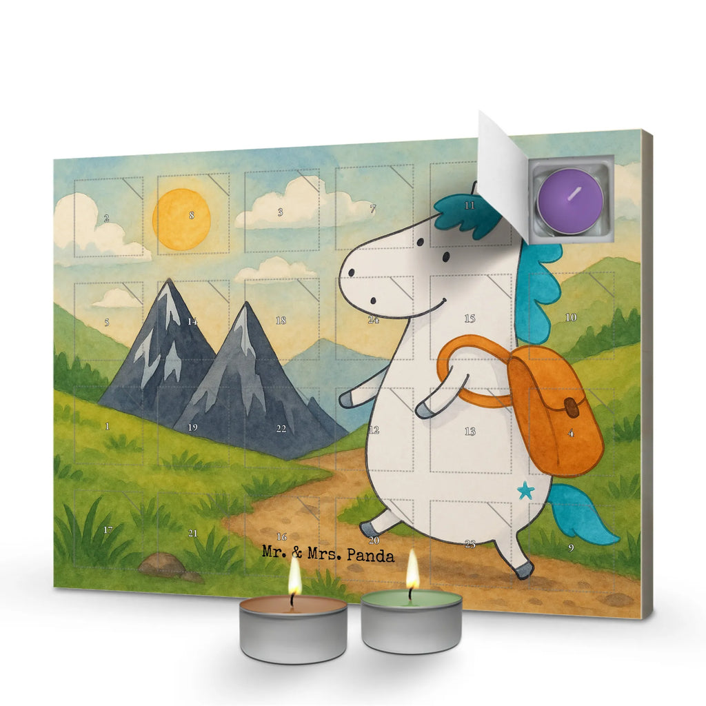 Scented candle advent calendar unicorn climber Design unicorn, unicorns, adventurer, mountains, english, travel, vacation, mountaineer, Einhorn, world trip, world traveler, adventure, explorer