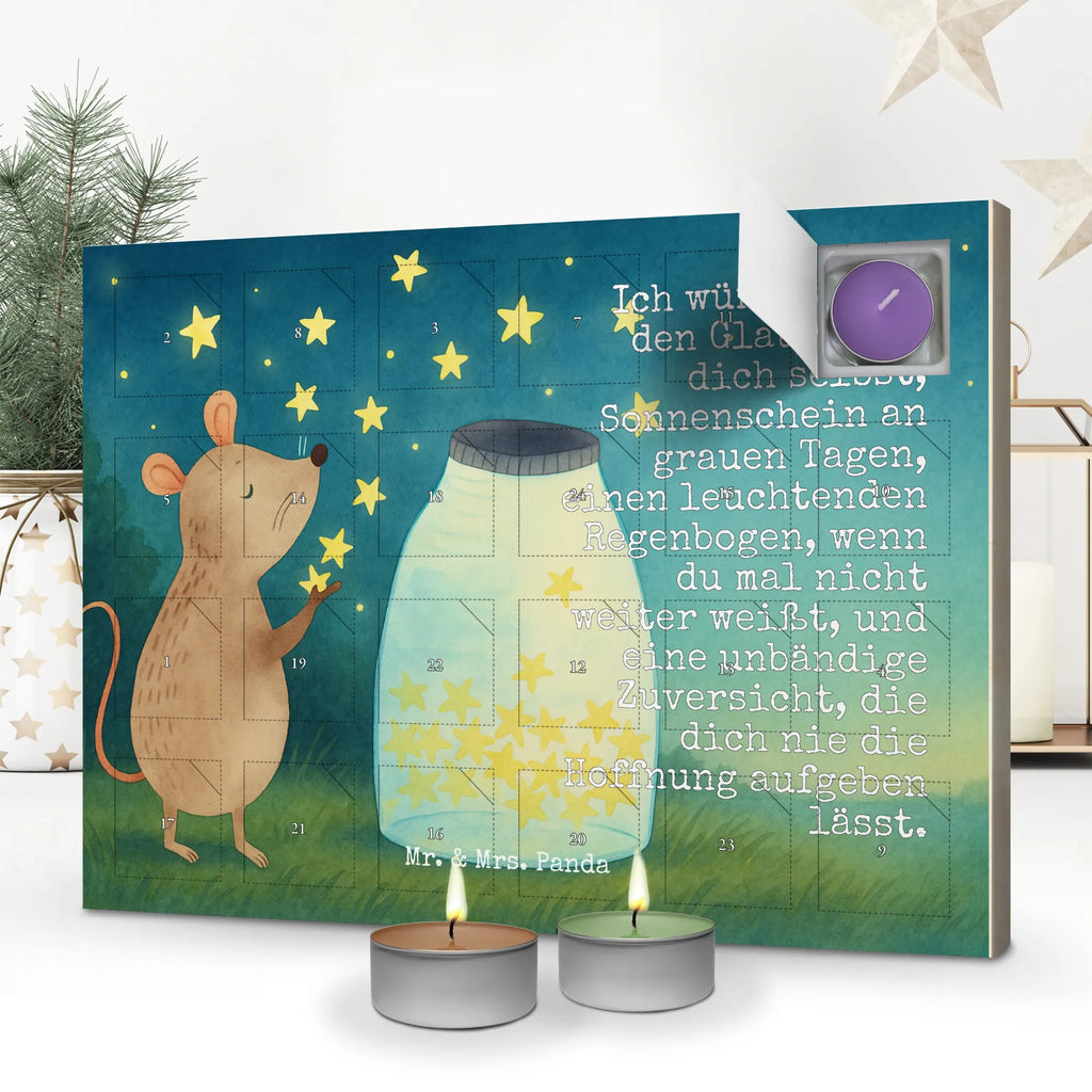 Scented candle advent calendar Mouse Stars Design small animals, cute, funny, cute animal motives, hand drawn, small world, funny sayings, good mood, happy, gifts, gift ideas, special gifts, animal lover, card, pregnancy, Mouse, child, birth, dreams, child birthday, hope, birthday, stars, wish, baptism gift, baptism, first child