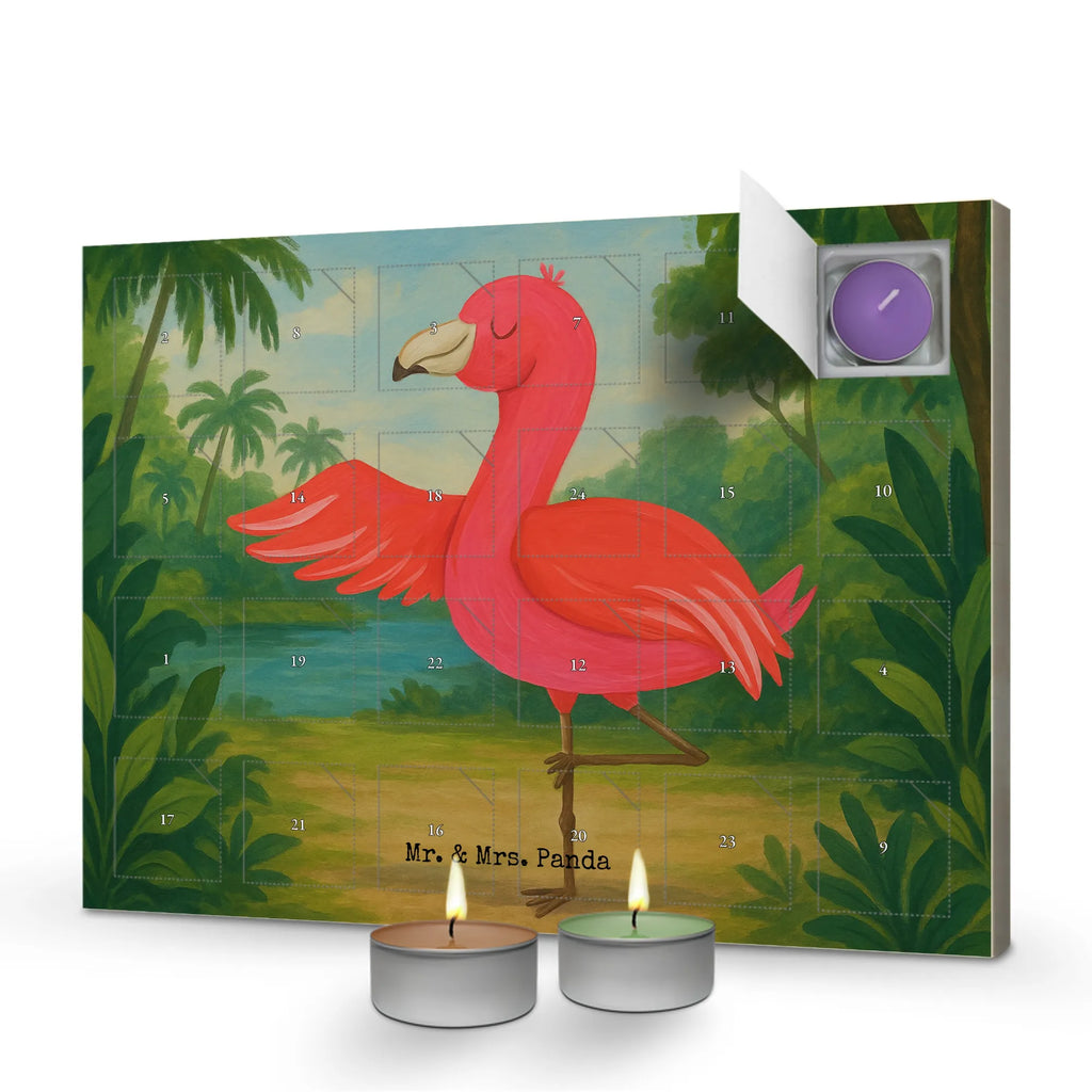 Scented candle advent calendar flamingo yoga Design Flamingo, pink, pink bird, bird of paradise, red, flamingo decoration, gift pink, gifts, gift idea, children, adults, girls, flamingo fans, summer, vacation, sea, unusual gifts in pink, pink gifts, girls gifts, small gifts, Caribbean feeling, funny sayings, yoga exercise, yoga, relaxation, mindfulness, deep relaxation, namaste, agitation, anger, bird