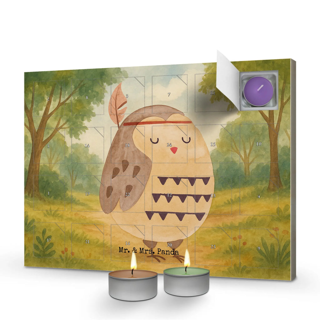 Scented candle advent calendar Owl feather headdress Design owl, forest animal, bird, nocturnal, gift ideas, birthday present, illustrated, funny, romantic gift, owl decor, Feather decoration, Owl decoration, Life is an adventure, Indian saying, Travel saying, Owl, Decoration, Beautiful saying