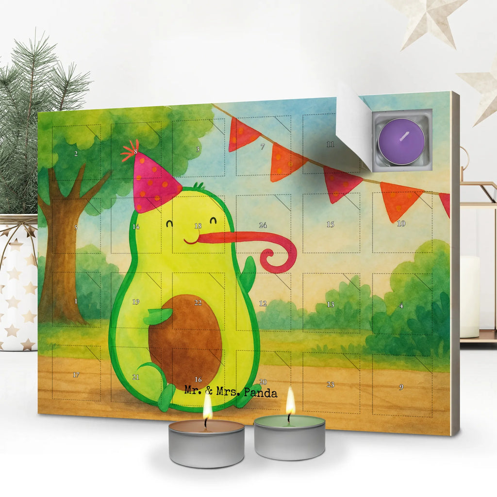 Scented candle advent calendar avocado Birthday Design avocado, vegetables