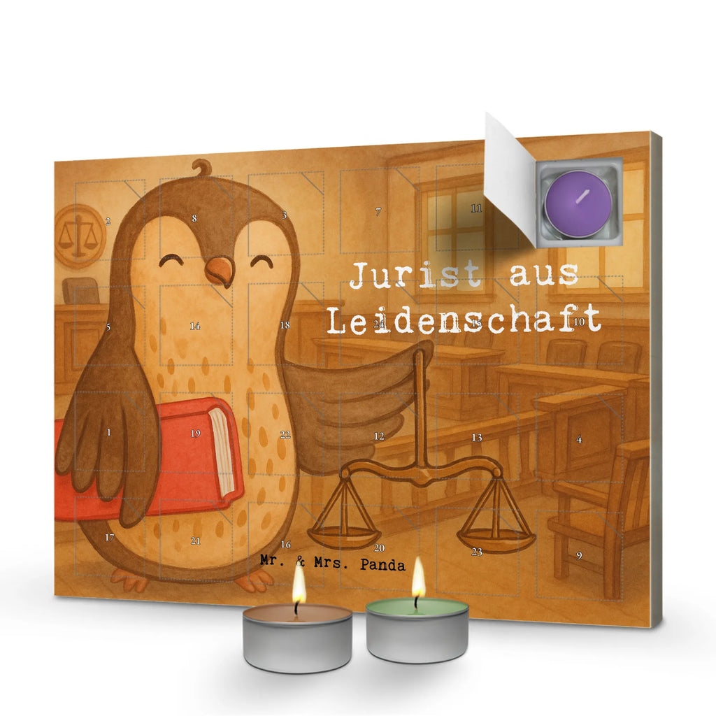 Scented candle advent calendar lawyer Passion Design gift, gift idea, best, farewell gift, passing exam, anniversary, retirement, promotion, job start, sayings, funny, profession