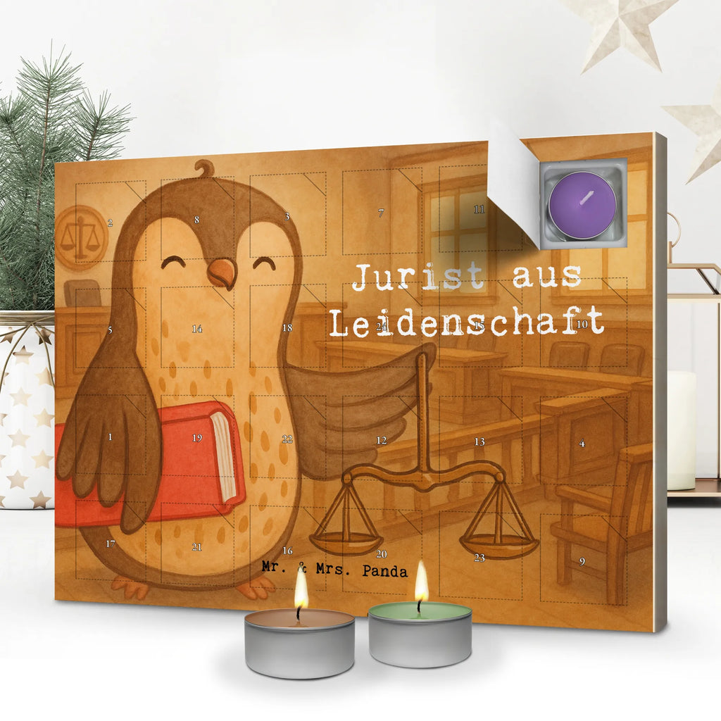 Scented candle advent calendar lawyer Passion Design gift, gift idea, best, farewell gift, passing exam, anniversary, retirement, promotion, job start, sayings, funny, profession