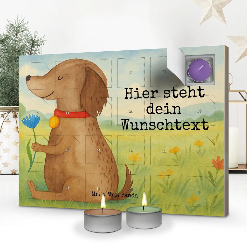 Personalisierter Duftkerzen Adventskalender Hund Blume Design Personalisierter Duftkerzen Adventskalender, Sprüche, Hund, Hunderasse, Hundebesitzer, Hundemotiv, Haustier, Tierliebhaber, Hunde, Hundeliebe, Frauchen