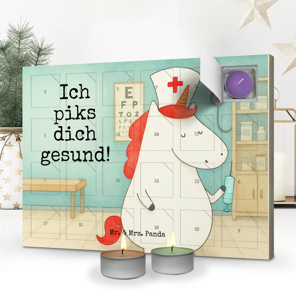 Scented candle advent calendar unicorn Nurse Design unicorn, unicorns, nurse gift, hospital, Unicorn, doctor gift, nurse thank you