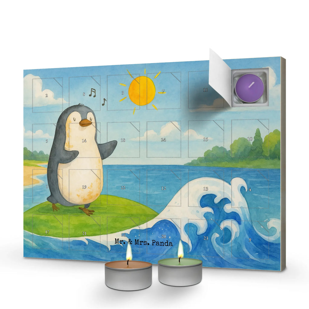 Scented candle advent calendar Penguin surfer Design Penguin, North Pole, Winter, Penguins, penguins, Hawaii, surfing, waves, wave riding, holidays, surfers, Portugal