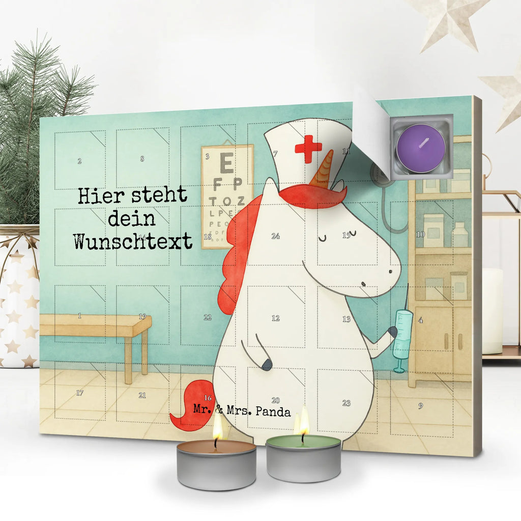 Personalisierter Duftkerzen Adventskalender Einhorn Krankenschwester Design Personalisierter Duftkerzen Adventskalender, Unicorn, Einhorn, Einhörner, Einhorn Deko, Krankenpfleger Geschenk, Krankenhaus, Krankenschwester Geschenk, Krankenpflegerin, Krankenschwester Dankeschön, Ärztin Geschenk