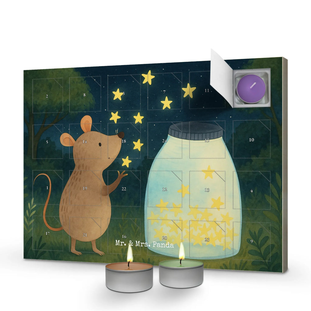 Scented candle advent calendar Mouse Stars Design small animals, cute, funny, cute animal motives, hand drawn, small world, funny sayings, good mood, happy, gifts, gift ideas, special gifts, animal lover, card, pregnancy, Mouse, child, birth, dreams, child birthday, hope, birthday, stars, wish, baptism gift, baptism, first child