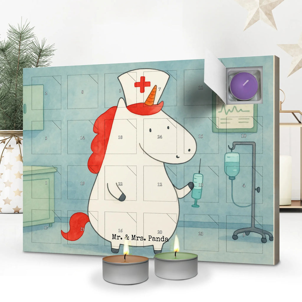 Scented candle advent calendar unicorn Nurse Design unicorn, unicorns, nurse gift, hospital, Unicorn, doctor gift, nurse thank you