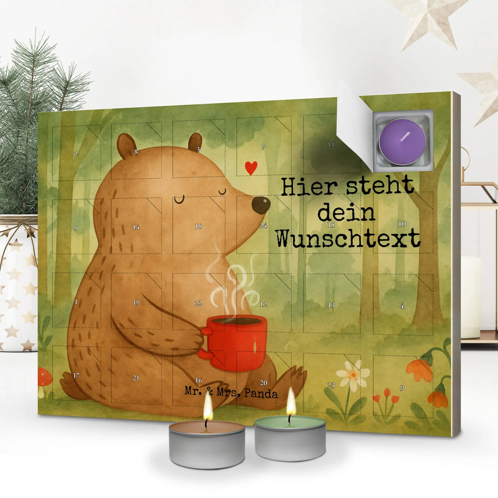 Personalisierter Duftkerzen Adventskalender Bär Morgenkaffee Design Personalisierter Duftkerzen Adventskalender, Freundin, Freund, Liebe, Liebesgeschenk, Jahrestag, Verlobung, Partner, Ehemann, Ehefrau, Heiraten, Heiratsantrag, Hocheitstag, Mitbringsel, Geschenk für Partner, Geschenk für Frauen, Liebesbeweis, Hochzeitstag, für Männer, Valentinstag, für Ehemann, Geschenk für Freundin