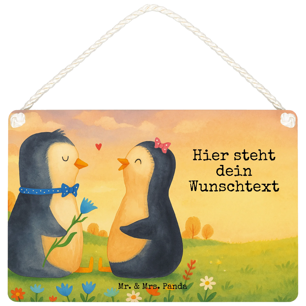 Personalised decorative sign Penguin pair Design North Pole, Penguins, proof of love, anniversary, lovers, penguins, wedding, wedding gift, love gift, wedding day, dream couple, great love