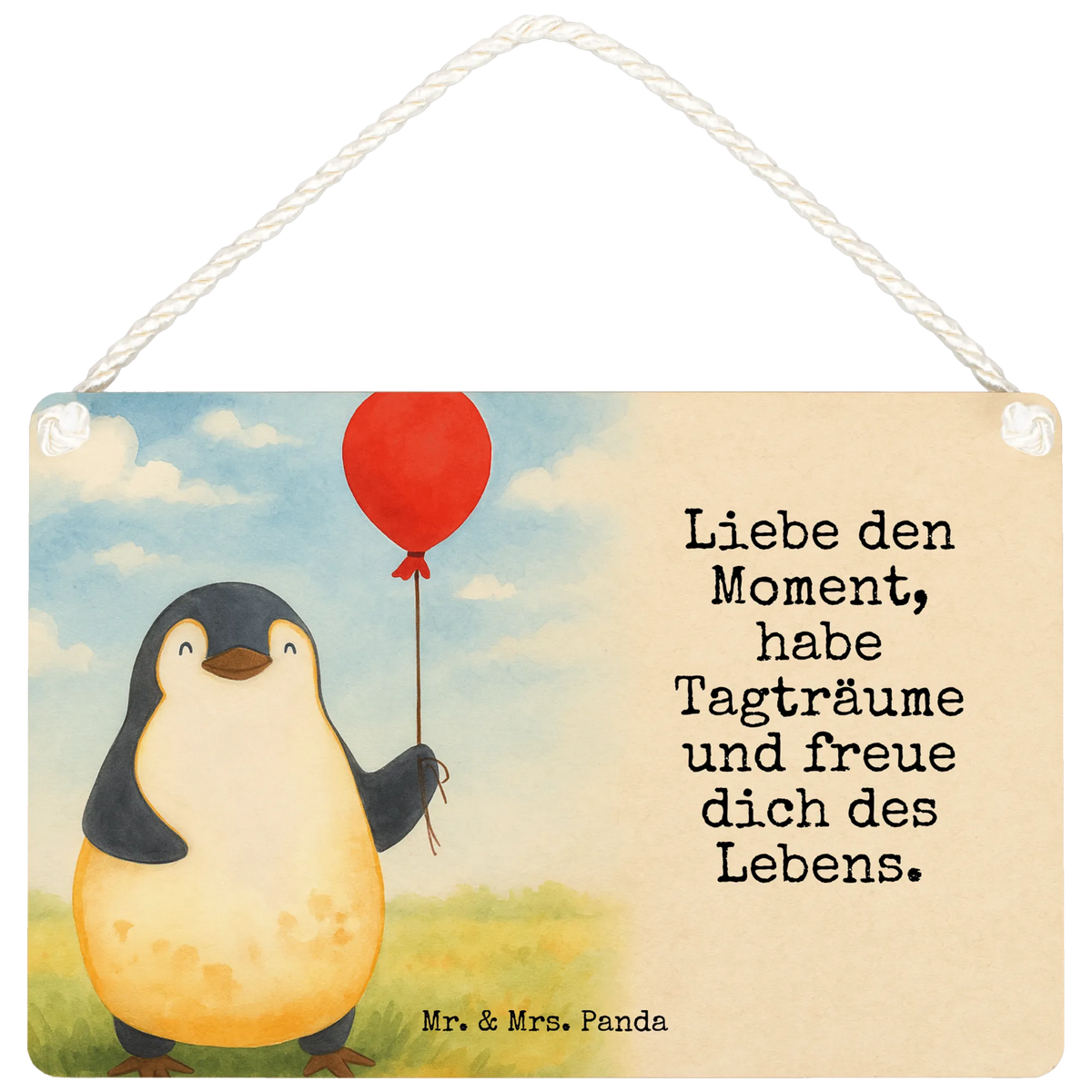 Decorative sign Penguin balloon Design North Pole, Penguins, love of life, balloon, gift girlfriend, new start, penguins, new life, best friend, gift idea