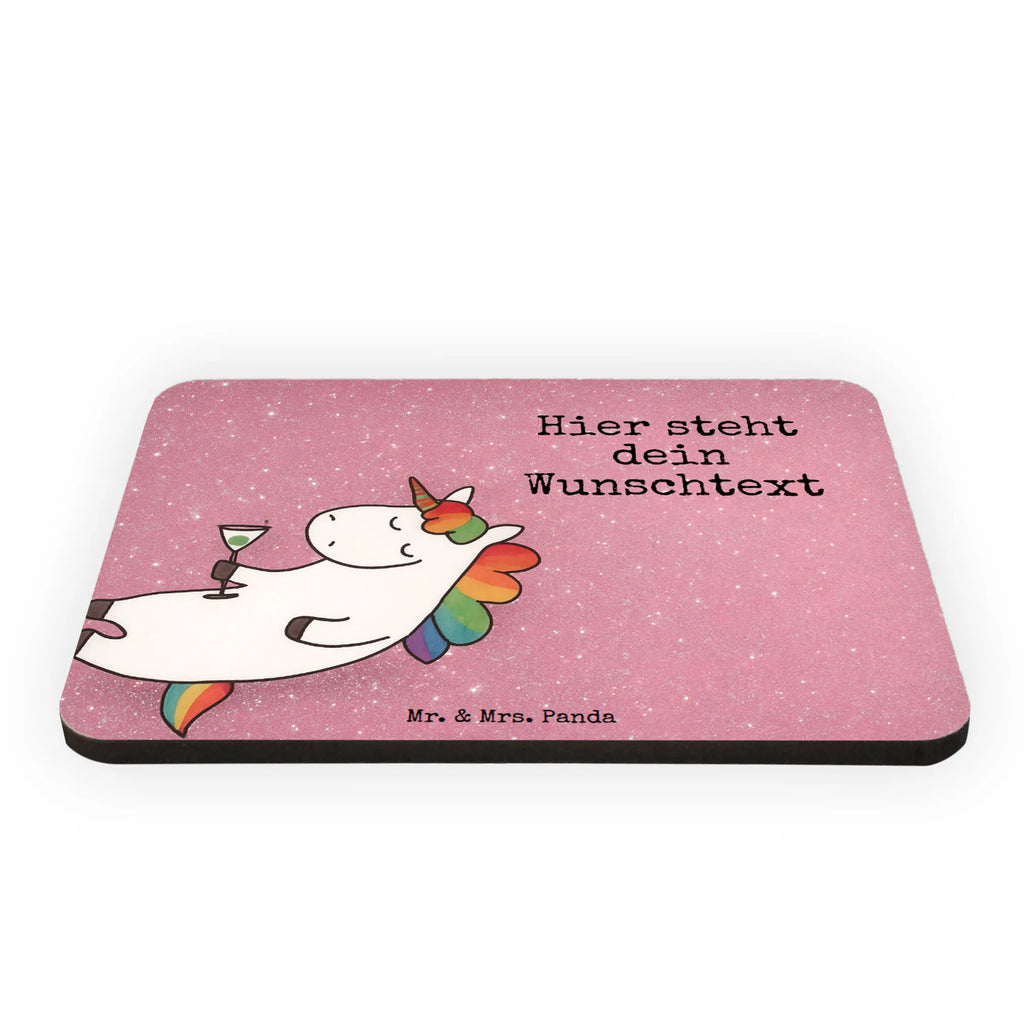 Personalizowany Magnes jednorożec koktajl Design Jednorożec, jednorożce, dekoracje jednorożca, jednorożec