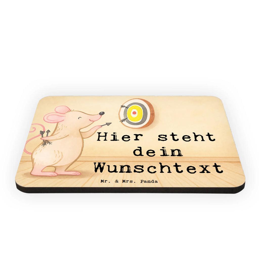 Personalized Magnet Mouse play darts Design Gift, sport, hobby, giving, thank you, award, profit, athlete, darts, Play darts, darts tournament