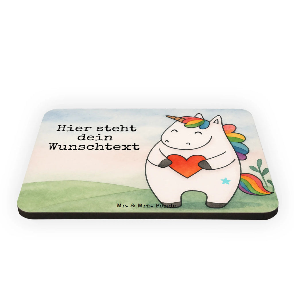 Personalized Magnet unicorn Heart Design unicorn, unicorns, funny, girlfriend present, bad, Unicorn, bad girl, girlfriend gift, heart, evil, different