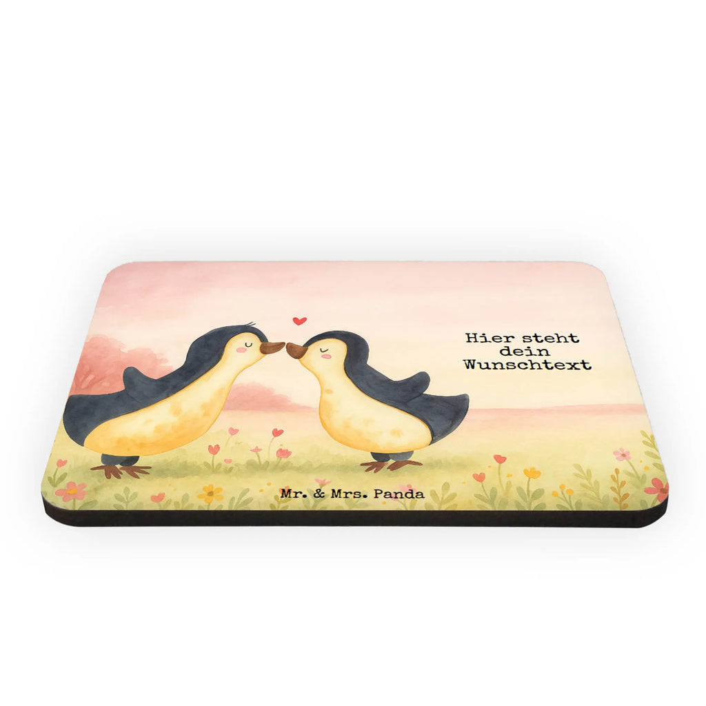 Personalizowany Magnes Pingwiny Pocałunek Design Miłość, partner, przyjaciel, przyjaciółka, mąż, żona, wesele, zaręczyny, prośba o rękę, prezent miłosny, rocznica, dzień ślubu