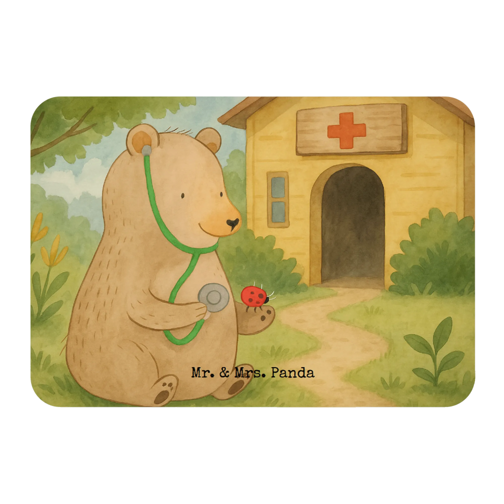 Magnet Bär Arzt Design Dekomagnet, Whiteboard Magnet, Notiz Magnet, Motivmagnete, Kühlschrankmagnet, Souvenir Magnet, Pinnwandmagnet, Kühlschrank Dekoration, Bär, Teddy, Teddybär, Doktorin, Doktor, Professor, Ärztin, Arzt, Professorin