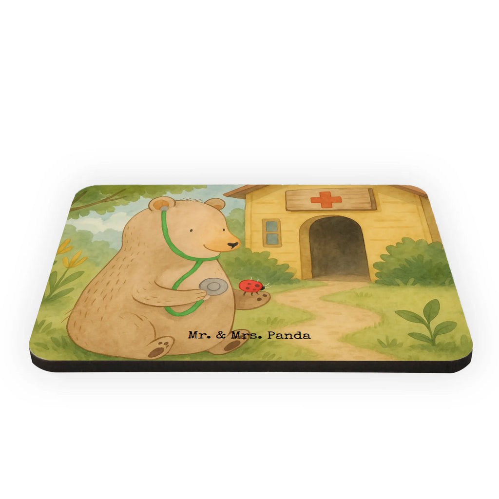 Magnet Bär Arzt Design Dekomagnet, Whiteboard Magnet, Notiz Magnet, Motivmagnete, Kühlschrankmagnet, Souvenir Magnet, Pinnwandmagnet, Kühlschrank Dekoration, Bär, Teddy, Teddybär, Doktorin, Doktor, Professor, Ärztin, Arzt, Professorin