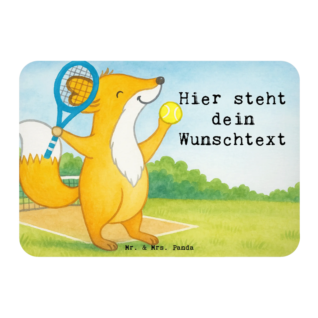 Personalizowany Magnes lis Grać w tenisa Design Prezent, Sport, Dyscyplina sportowa, Hobby, Darować, Dziękuję, Dzięki, Wyróżnienie, Wygrana, Sportowiec