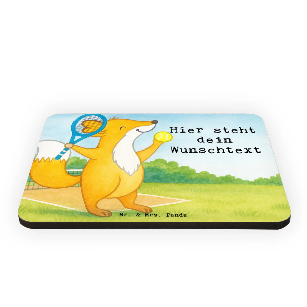 Personalizowany Magnes lis Grać w tenisa Design Prezent, Sport, Dyscyplina sportowa, Hobby, Darować, Dziękuję, Dzięki, Wyróżnienie, Wygrana, Sportowiec