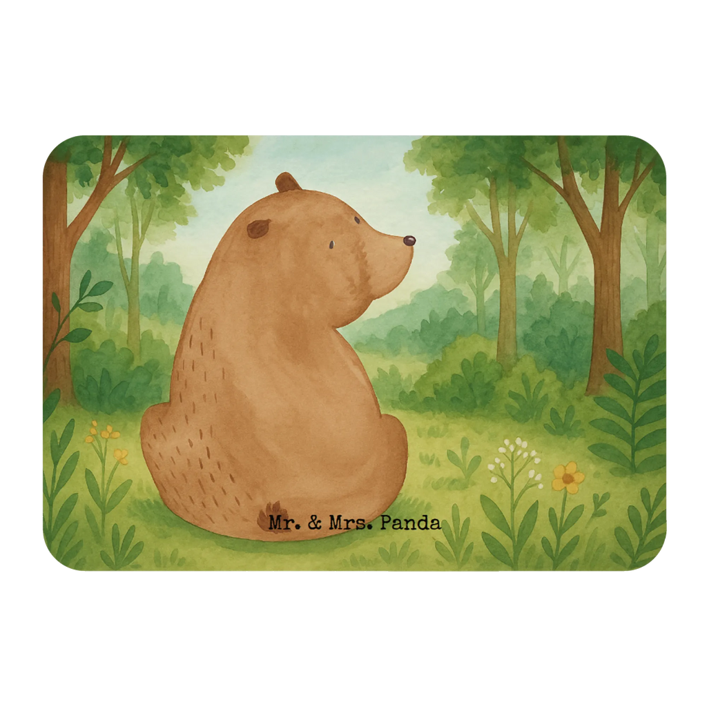 Magnet Bär Schulterblick Design Dekomagnet, Souvenir Magnet, Pinnwandmagnet, Notiz Magnet, Motivmagnete, Kühlschrank Dekoration, Kühlschrankmagnet, Whiteboard Magnet, Bär, Teddy, Teddybär, Motivation, Selbstachtung, Bärenliebe, Weltansicht, Weisheit, Bären