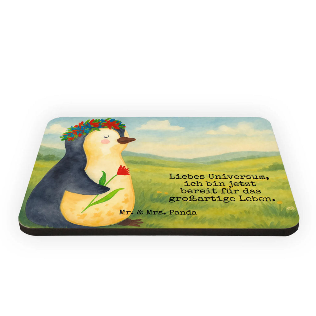 Magnet Pinguin Blumen Design Kühlschrankmagnet, Motivmagnete, Whiteboard Magnet, Dekomagnet, Kühlschrank Dekoration, Notiz Magnet, Souvenir Magnet, Pinnwandmagnet, Pinguin, Motivation, Lebensziele, Wünsche, Pinguine, Leben, Ziele, Geschenkidee, Lebenslust, Liebeskummer, Universum, Blumenkranz