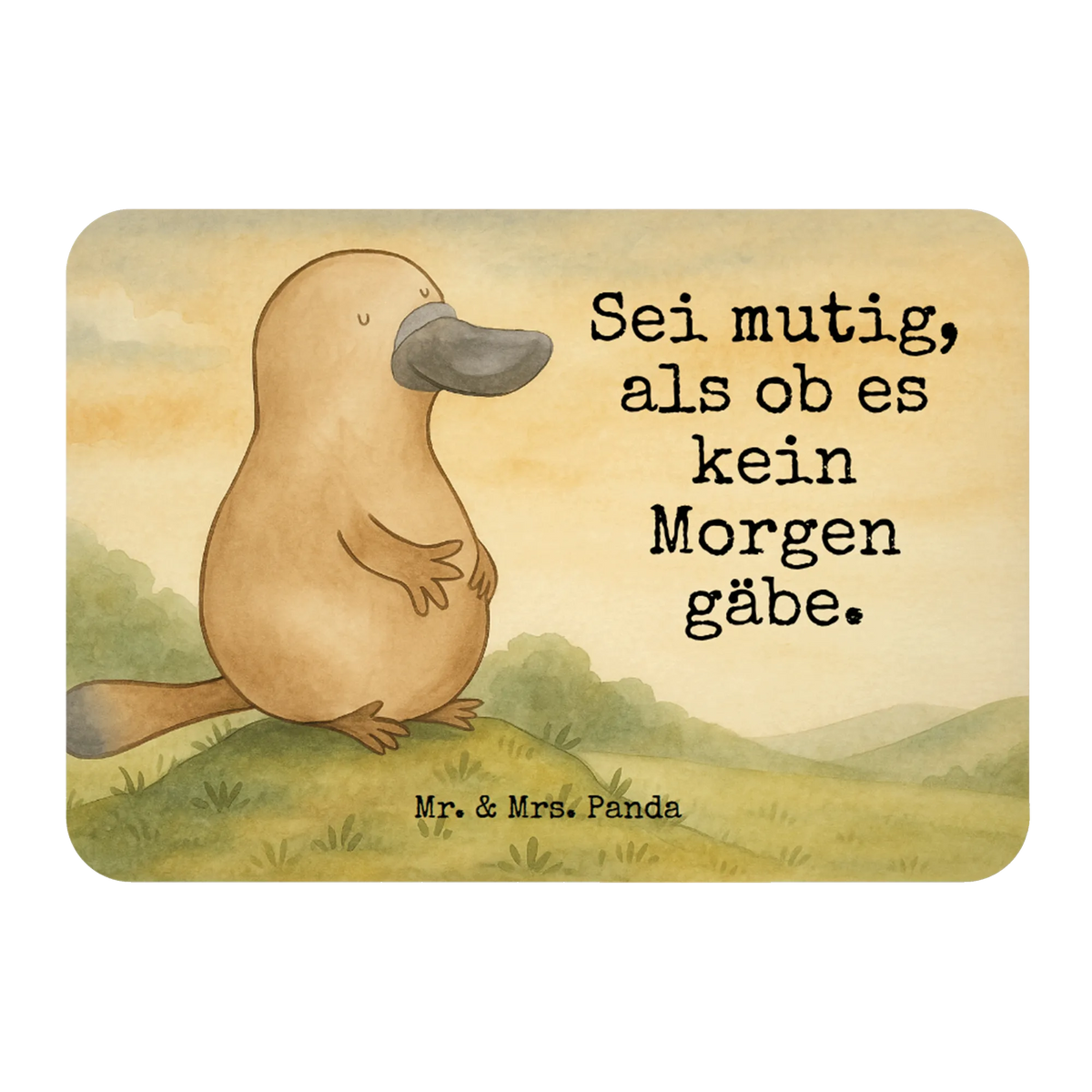 Magnet Schnabeltier Mut Design magnet, bildmagnet, haftmagnet, spruchmagnet, notizmagnet, holz kühlschrankmagnet, tafelmagnet, holz whiteboardmagnet, Dekomagnet, holzmagnet, rechteckmagnet, whiteboardmagnet, einkaufszettelmagnet, Notizhalter, Kühlschrankmagnet, wandmagnet, küchenmagnet, memomagnet, zettelhalter, büromagnet, Pinnwandmagnet, mdf magnet, designmagnet, Meer, Urlaub, Meerestiere, Training, mutig, Arbeit, Schnabeltiere, Schnabeltier, Mut, Neuanfang, Motivation, Raodtrip, Weltreise, Neustart, Lebensweisheit, Büro