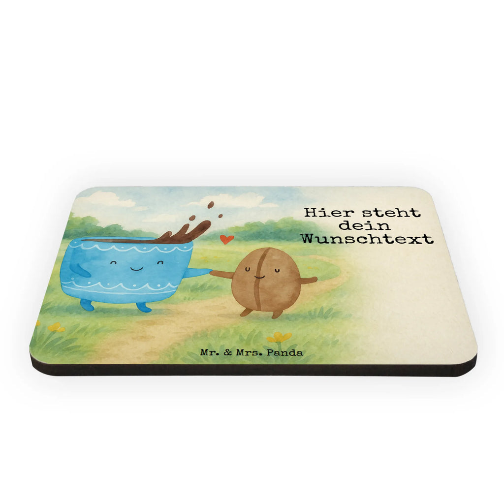 Personalized Magnet Coffee Bean Design small animals, cute, funny, cute animal motives, hand drawn, small world, funny sayings, good mood, happy, gifts, gift ideas, special gifts, animal lover, card, happiness, Coffee, pleasure, satisfaction, coffee bean