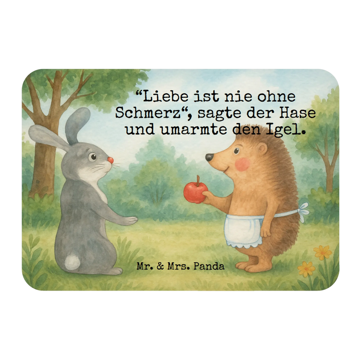 Magnet Hase Igel Design einkaufszettelmagnet, whiteboardmagnet, tafelmagnet, büromagnet, spruchmagnet, holz kühlschrankmagnet, Pinnwandmagnet, haftmagnet, wandmagnet, notizmagnet, bildmagnet, küchenmagnet, Dekomagnet, holz whiteboardmagnet, Kühlschrankmagnet, magnet, zettelhalter, rechteckmagnet, designmagnet, Notizhalter, mdf magnet, holzmagnet, memomagnet, Lustige Sprüche, Tiere, Tiermotive, Gute Laune, Trennungsschmerz, Trösten, Liebe Spruch, Hase, Igel und Hase, Liebeskummer Geschenk, Herzschmerz, Spruch Romantisch, Igel