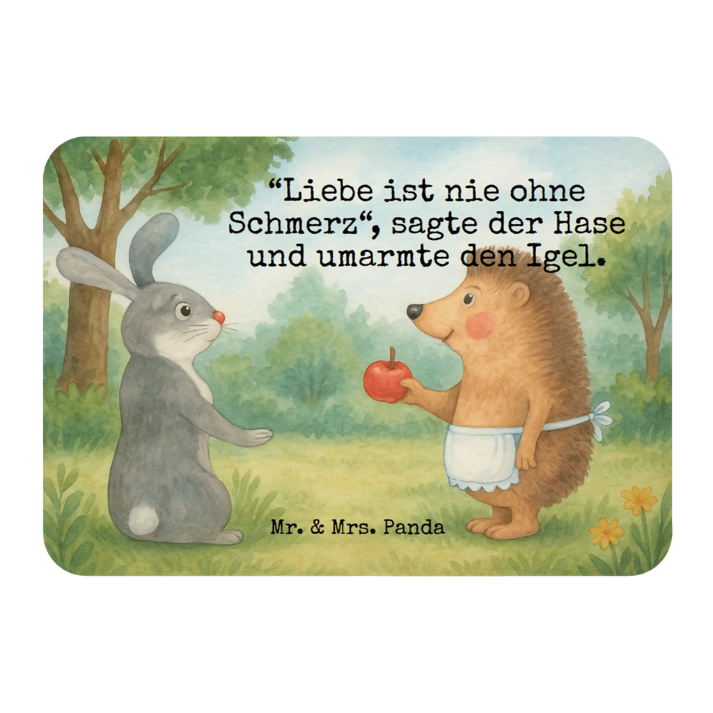 Magnet Hase Igel Design Souvenir Magnet, Motivmagnete, Notiz Magnet, Dekomagnet, Kühlschrank Dekoration, Kühlschrankmagnet, Pinnwandmagnet, Whiteboard Magnet, Tiermotive, Gute Laune, lustige Sprüche, Tiere, Liebeskummer Geschenk, Liebe Spruch, Herzschmerz, Hase, Trennungsschmerz, Spruch romantisch, Igel und Hase, Igel, Trösten