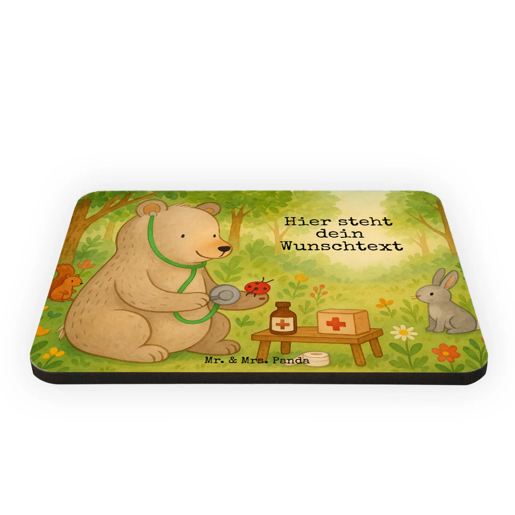 Personalized Magnet bear Physician Design bear, teddy, teddy bear, cuddly toy, Professor, Doctor, Bear
