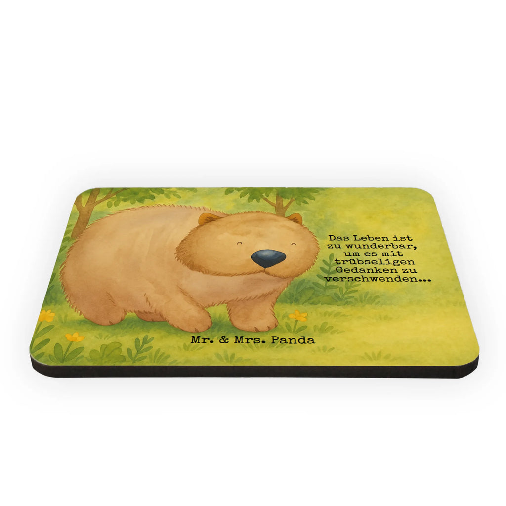 Magnet Wombat Design Dekomagnet, Kühlschrank Dekoration, Pinnwandmagnet, Motivmagnete, Notiz Magnet, Souvenir Magnet, Whiteboard Magnet, Kühlschrankmagnet, Tiermotive, Gute Laune, lustige Sprüche, Tiere, Motivation, Spruch, Das Leben ist schön, Australien, Wombat