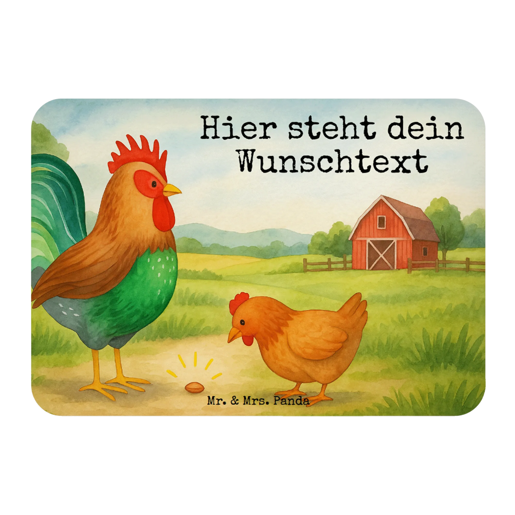 Personalizowany Magnes kogut ziarno Design Gospodarstwo, zwierzęta gospodarskie, rolnik, rolniczka
