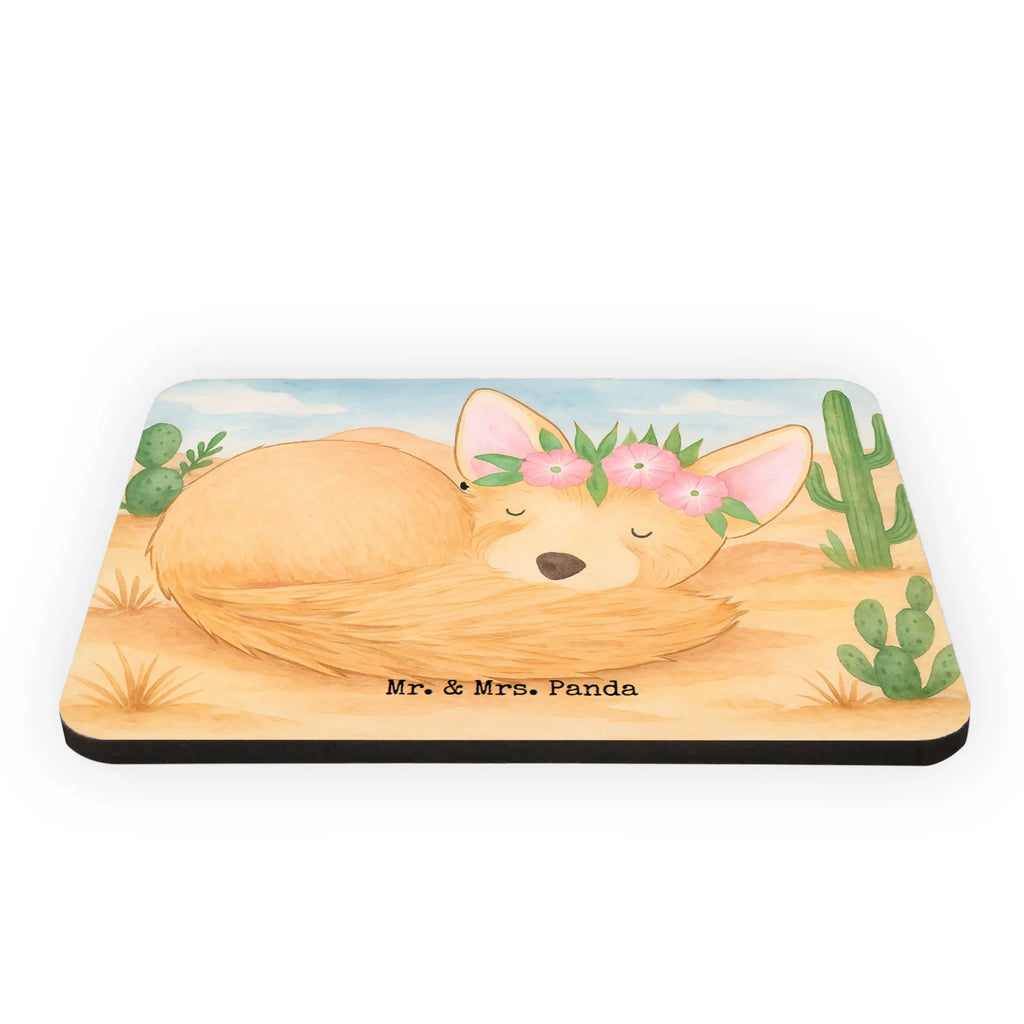 Magnet Wüstenfuchs Blumen Design Kühlschrankmagnet, Dekomagnet, Motivmagnete, Kühlschrank Dekoration, Notiz Magnet, Pinnwandmagnet, Souvenir Magnet, Whiteboard Magnet, Afrika, Wildtiere, Blumen, Glücklich, Wüste, Wüstenfuchs, Blumenkranz
