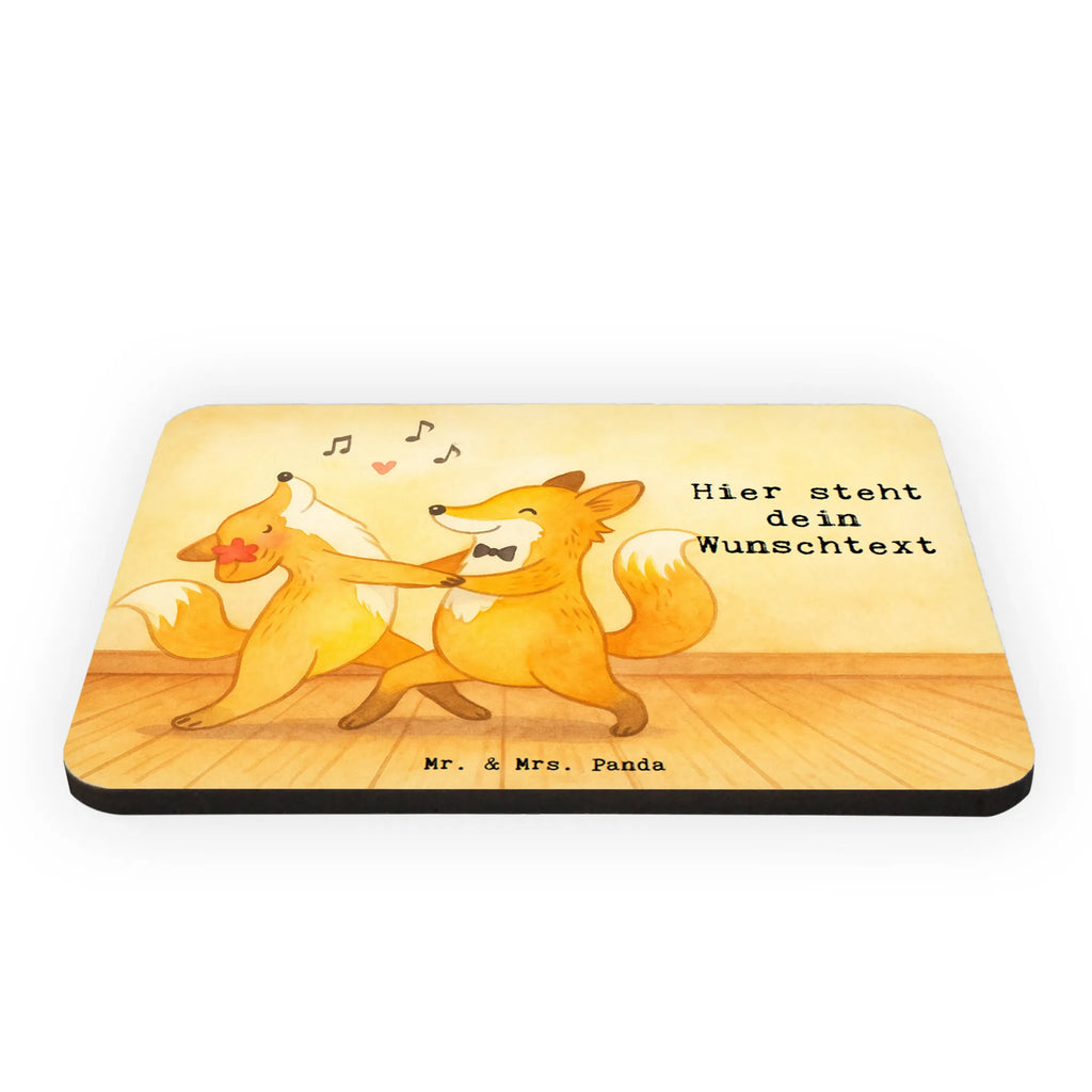 Personalized Magnet foxes dancing salsa Design Gift, sport, hobby, giving, thank you, award, profit, athlete, dancing salsa, dance school, dance class, dancing