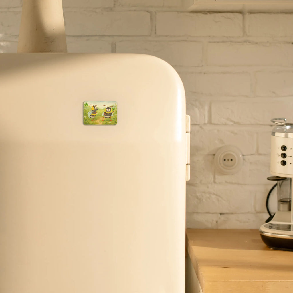 Magnet Hummeln Kleeblatt Design Souvenir Magnet, Whiteboard Magnet, Kühlschrank Dekoration, Pinnwandmagnet, Motivmagnete, Kühlschrankmagnet, Notiz Magnet, Dekomagnet, Tiermotive, Gute Laune, lustige Sprüche, Tiere, Spruch positiv, glücklich sein, Spruch fröhlich, Biene, Biene Deko, Hummel, glücklich werden, Spruch schön