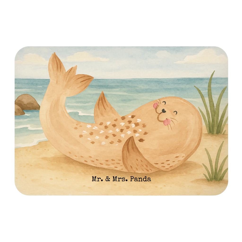 Magnet Robbe Liegen Design Kühlschrankmagnet, Souvenir Magnet, Notiz Magnet, Pinnwandmagnet, Whiteboard Magnet, Dekomagnet, Motivmagnete, Kühlschrank Dekoration, Tiermotive, Gute Laune, lustige Sprüche, Tiere, Seehund, Robbe, Lachen, Meerestier, Robben, Nordsee, Ostsee, Strand, Freude