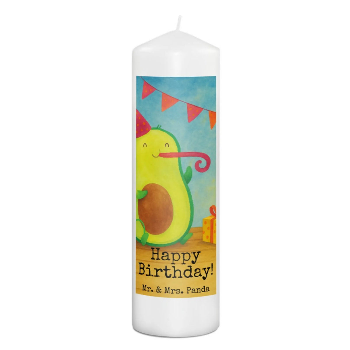Candle avocado Birthday Design vegetables