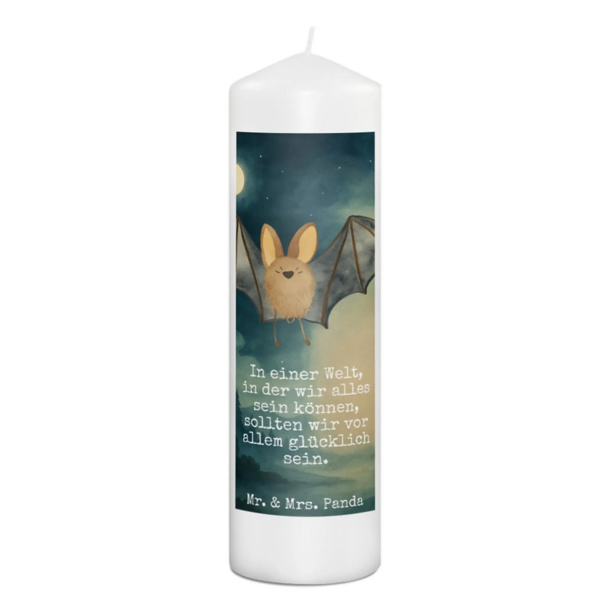 Candle bat wing Design small animals, card, good mood, cute, gift ideas, gifts, funny sayings, cute animal motives, animal lover, hand drawn, special gifts