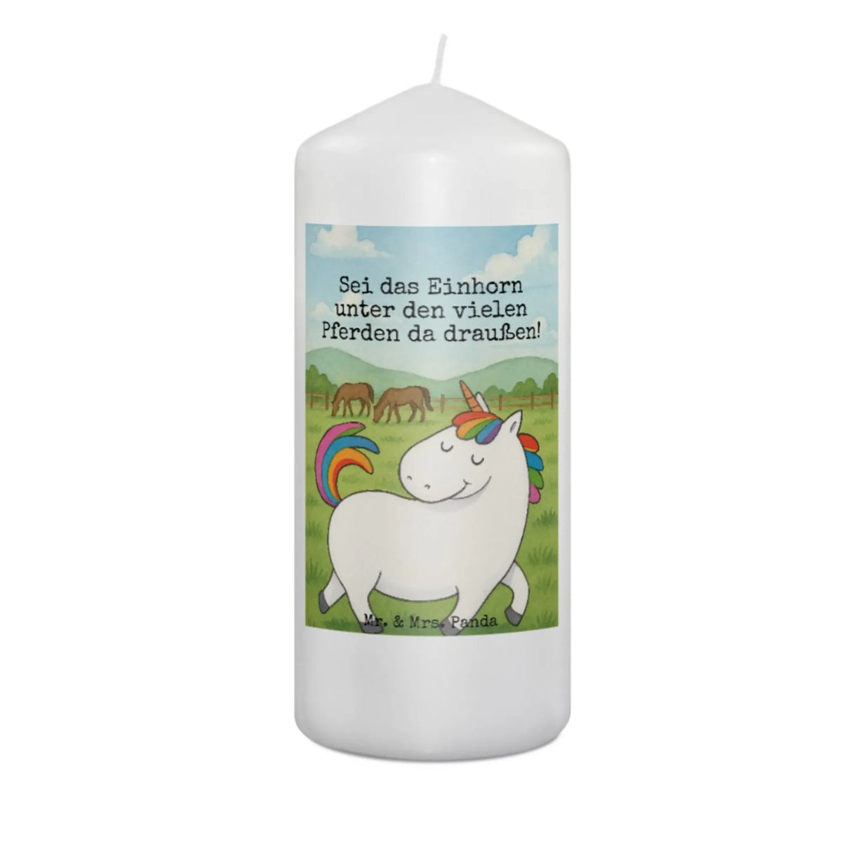 Candle unicorn Swagger Design proud, riding present, equestrian, riding, different, horse, girlfriend, riding gift