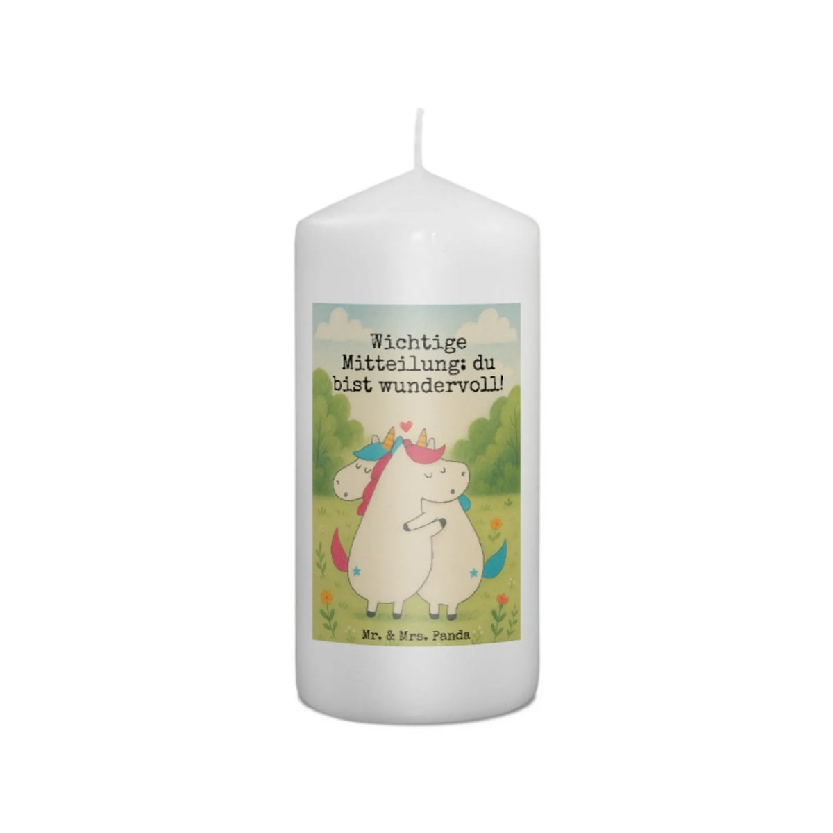 Candle unicorn communication Design valentine's day, witty, gift, Thank you, present, saying, marriage