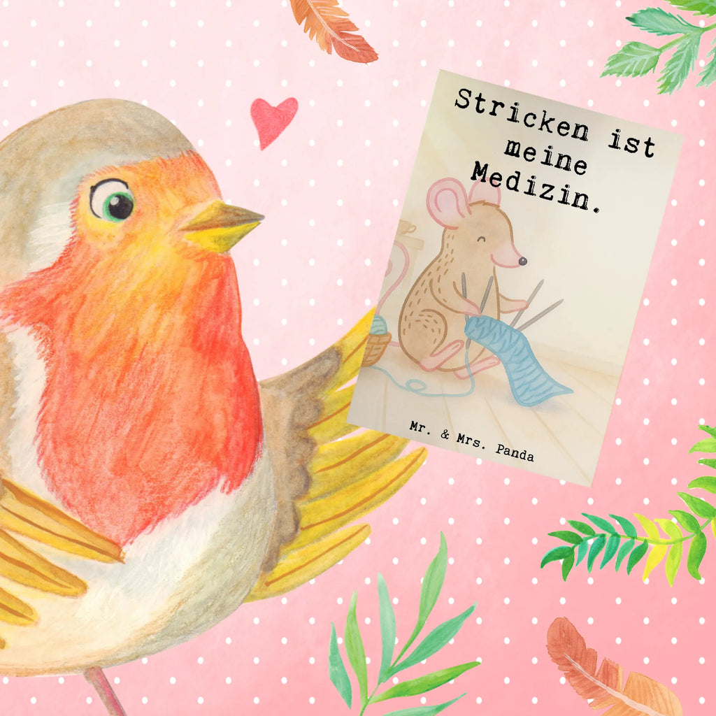 Grußkarte Maus Stricken Design Hochzeitskarte, Ansichtskarten, Einladungskarte, Karte, Grußkarte, Glückwunschkarte, Klappkarte, Geburtstagskarte, Geschenk, Sport, Sportart, Hobby, Schenken, Danke, Dankeschön, Auszeichnung, Gewinn, Sportler, Stricken, DIY