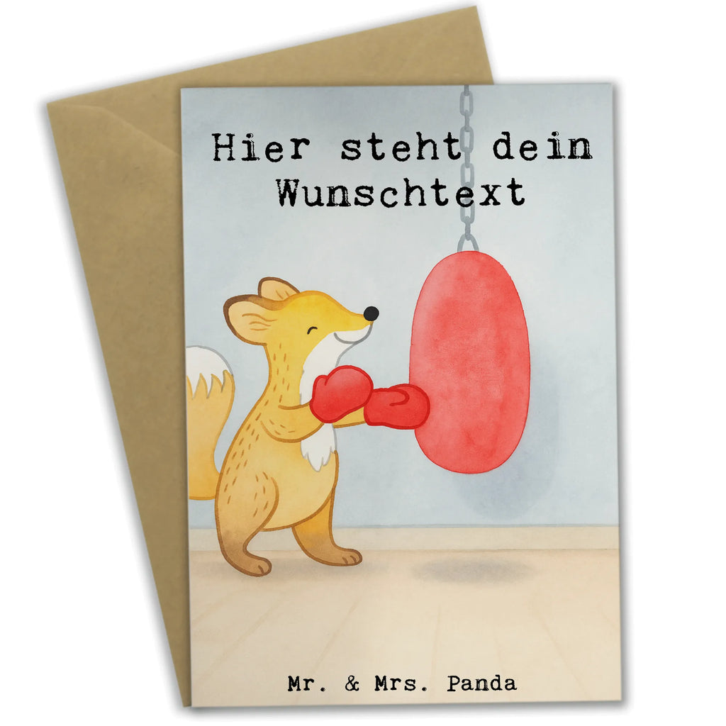 Personalisierte Grußkarte Fuchs Boxen Design Personalisierte Grußkarte, Grußkarte selber drucken, Personalisiertere Klappkarte, Grußkarten personalisiert, Grußkarte als Geldgeschenk, Personalisierte Geburtstagskarte, Grußkarte mit persönlichen Nachrichten, Personalisierte Glückwunschkarte, Personalisierte Hochzeitskarte, Personalisierte Karte, Grußkarte selbst gestalten, Grußkarte mit Namen, Personalisierte Einladungskarte, Geschenk, Sport, Sportart, Hobby, Schenken, Danke, Dankeschön, Auszeichnung, Gewinn, Sportler, Boxtraining, Boxkampf, Boxen