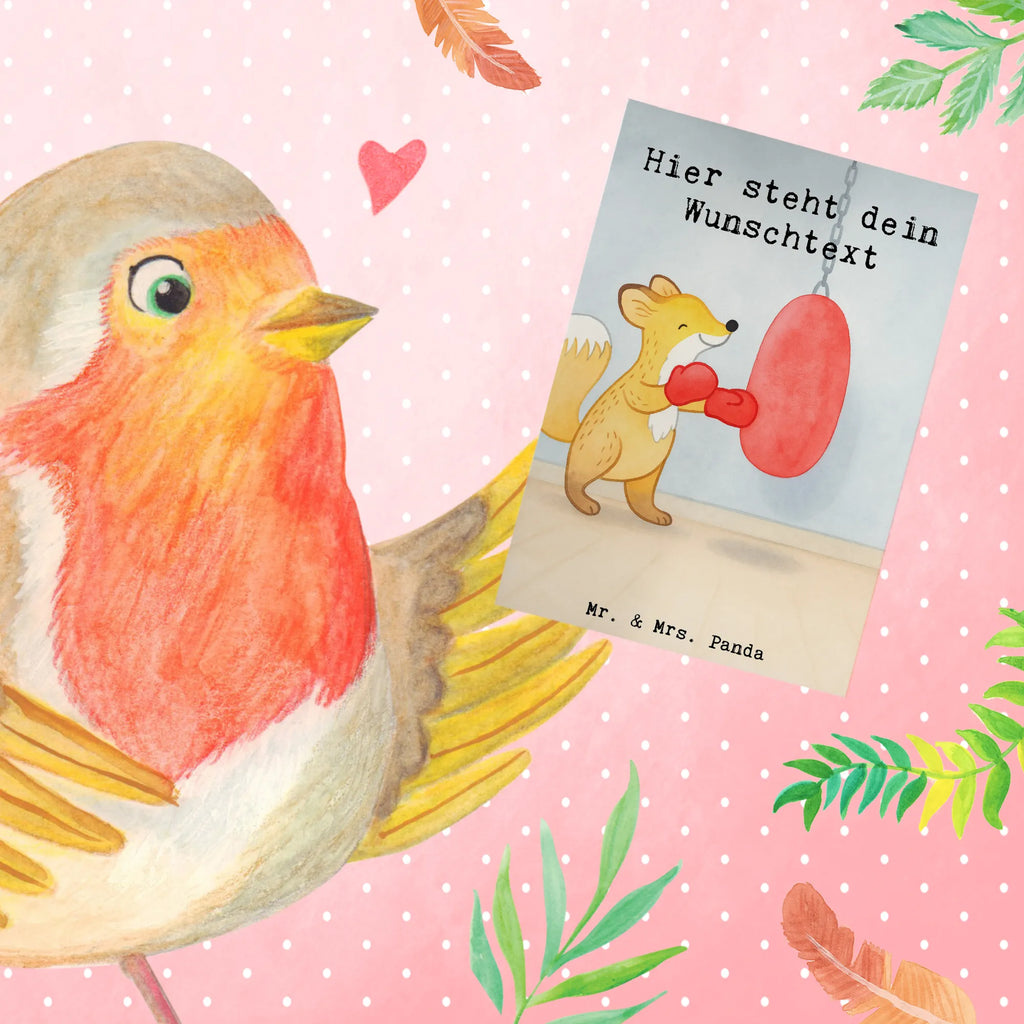 Personalisierte Grußkarte Fuchs Boxen Design Personalisierte Grußkarte, Grußkarte selber drucken, Personalisiertere Klappkarte, Grußkarten personalisiert, Grußkarte als Geldgeschenk, Personalisierte Geburtstagskarte, Grußkarte mit persönlichen Nachrichten, Personalisierte Glückwunschkarte, Personalisierte Hochzeitskarte, Personalisierte Karte, Grußkarte selbst gestalten, Grußkarte mit Namen, Personalisierte Einladungskarte, Geschenk, Sport, Sportart, Hobby, Schenken, Danke, Dankeschön, Auszeichnung, Gewinn, Sportler, Boxtraining, Boxkampf, Boxen