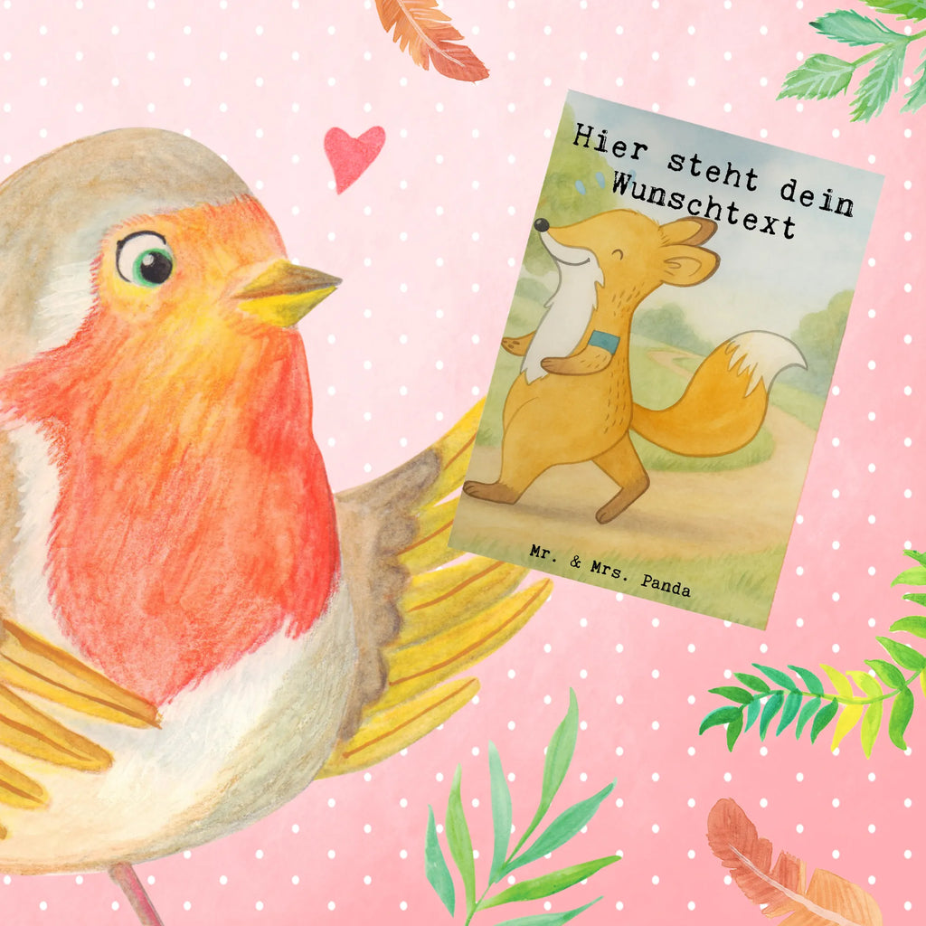 Personalisierte Grußkarte Fuchs Joggen Design Grußkarte mit Namen, Personalisiertere Klappkarte, Personalisierte Glückwunschkarte, Personalisierte Karte, Personalisierte Grußkarte, Grußkarte selber drucken, Grußkarten personalisiert, Personalisierte Einladungskarte, Grußkarte selbst gestalten, Personalisierte Hochzeitskarte, Personalisierte Geburtstagskarte, Grußkarte als Geldgeschenk, Grußkarte mit persönlichen Nachrichten, Geschenk, Sport, Sportart, Hobby, Schenken, Danke, Dankeschön, Auszeichnung, Gewinn, Sportler, Joggen, Dauerlauf, Laufen, Laufsport